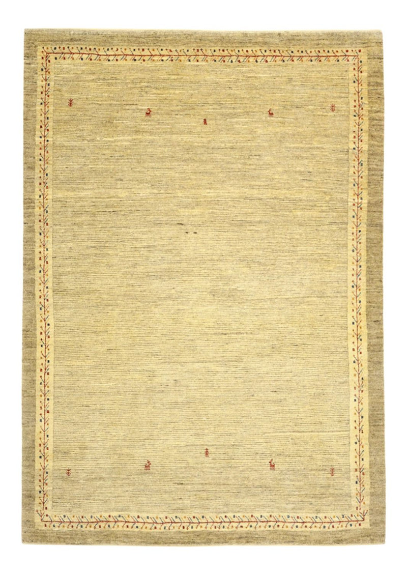Tapis Gabbeh - Persan Kashkuli - 158 x 112 cm - beige clair