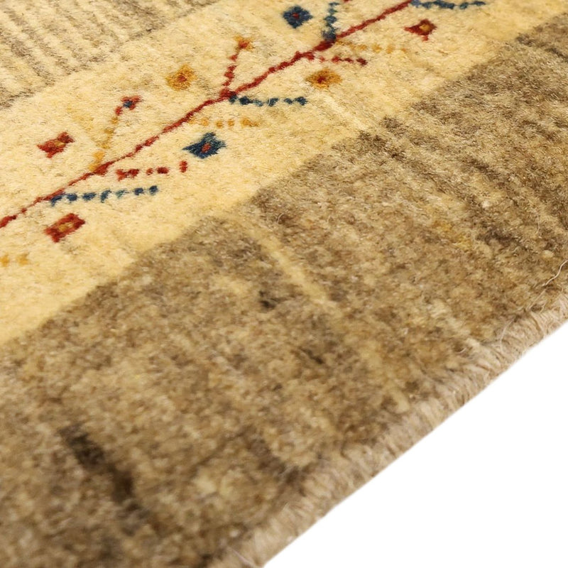 Tapis Gabbeh - Persan Kashkuli - 158 x 112 cm - beige clair