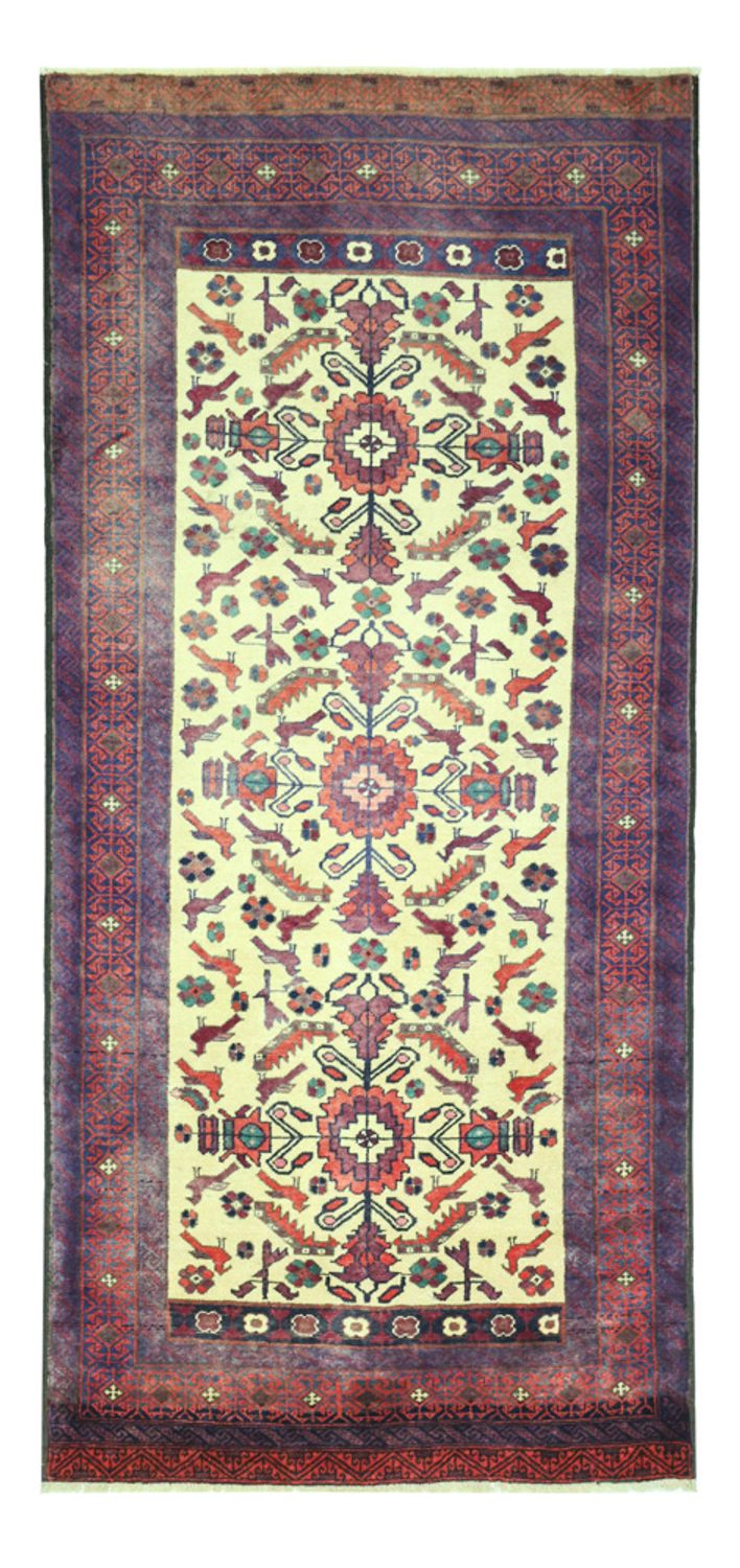 Tapis de couloir Tapis Belutsch - 212 x 97 cm - vert clair