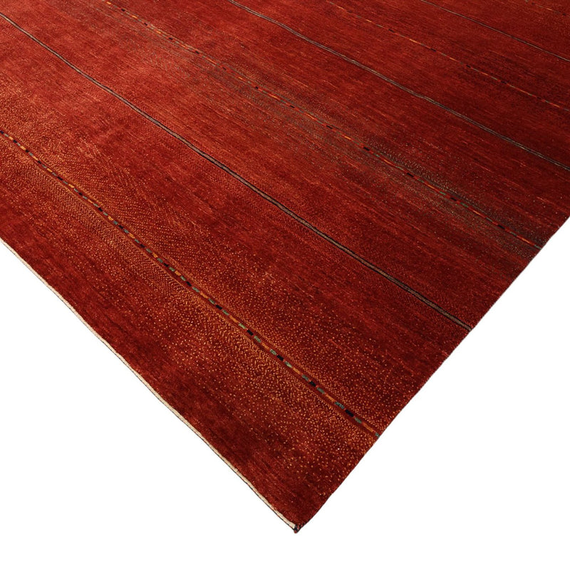 Tapis Gabbeh - Loribaft Persan - 326 x 248 cm - rouge