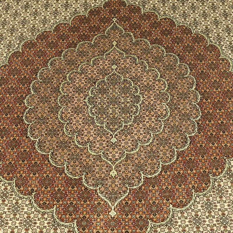 Tapis persan - Tabriz - Royal - Royal - 348 x 248 cm - beige clair