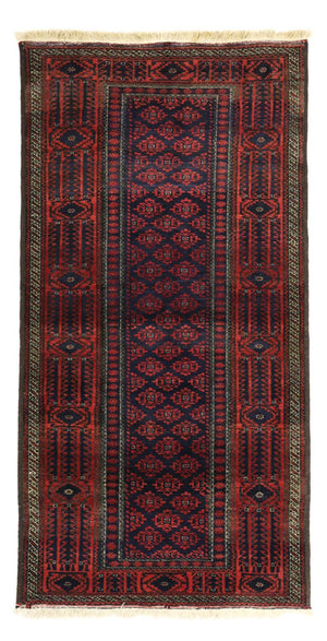Läufer Belutsch - 188 x 99 cm - dunkelrot