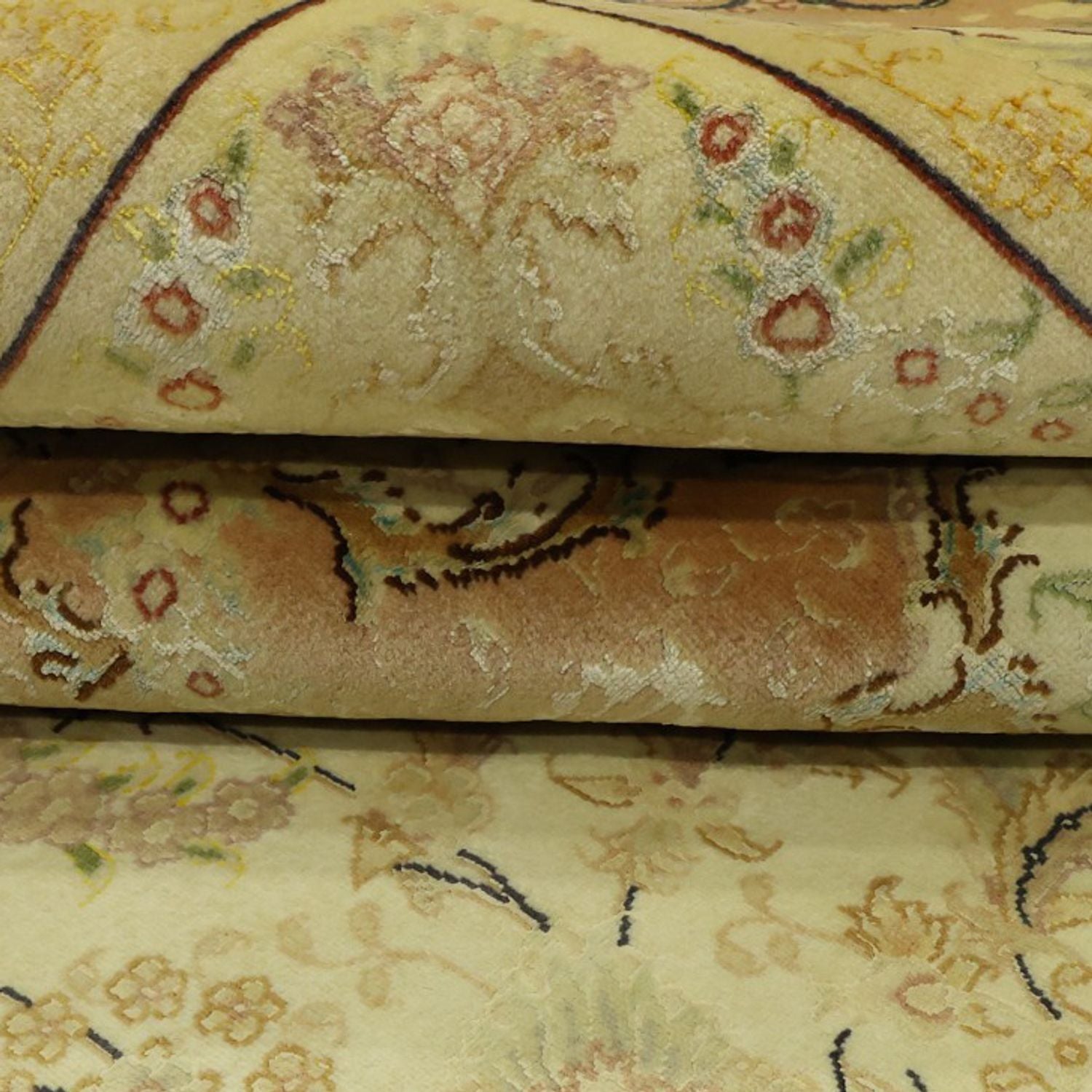 Tapis persan - Tabriz - Royal - 208 x 149 cm - beige