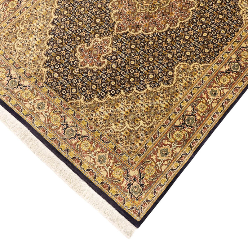Tapis persan - Tabriz - Royal - 148 x 100 cm - bleu foncé
