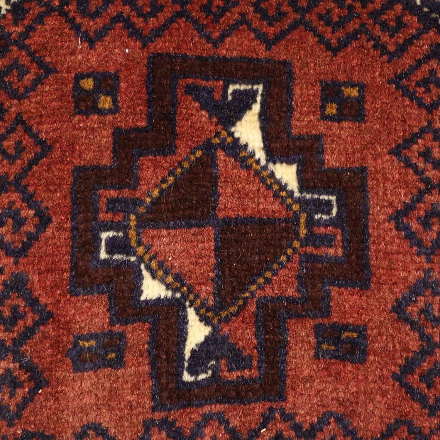 Läufer Belutsch - 198 x 98 cm - dunkelrot