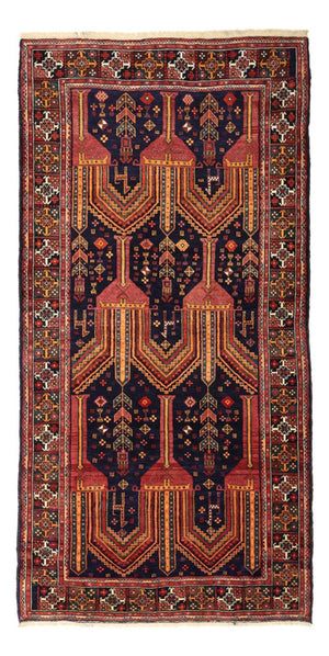 Läufer Belutsch - 251 x 128 cm - dunkelrot
