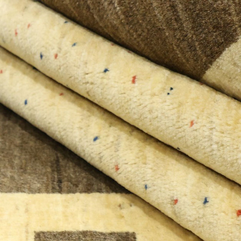 Tapis Gabbeh - Persan Kashkuli - 248 x 178 cm - beige