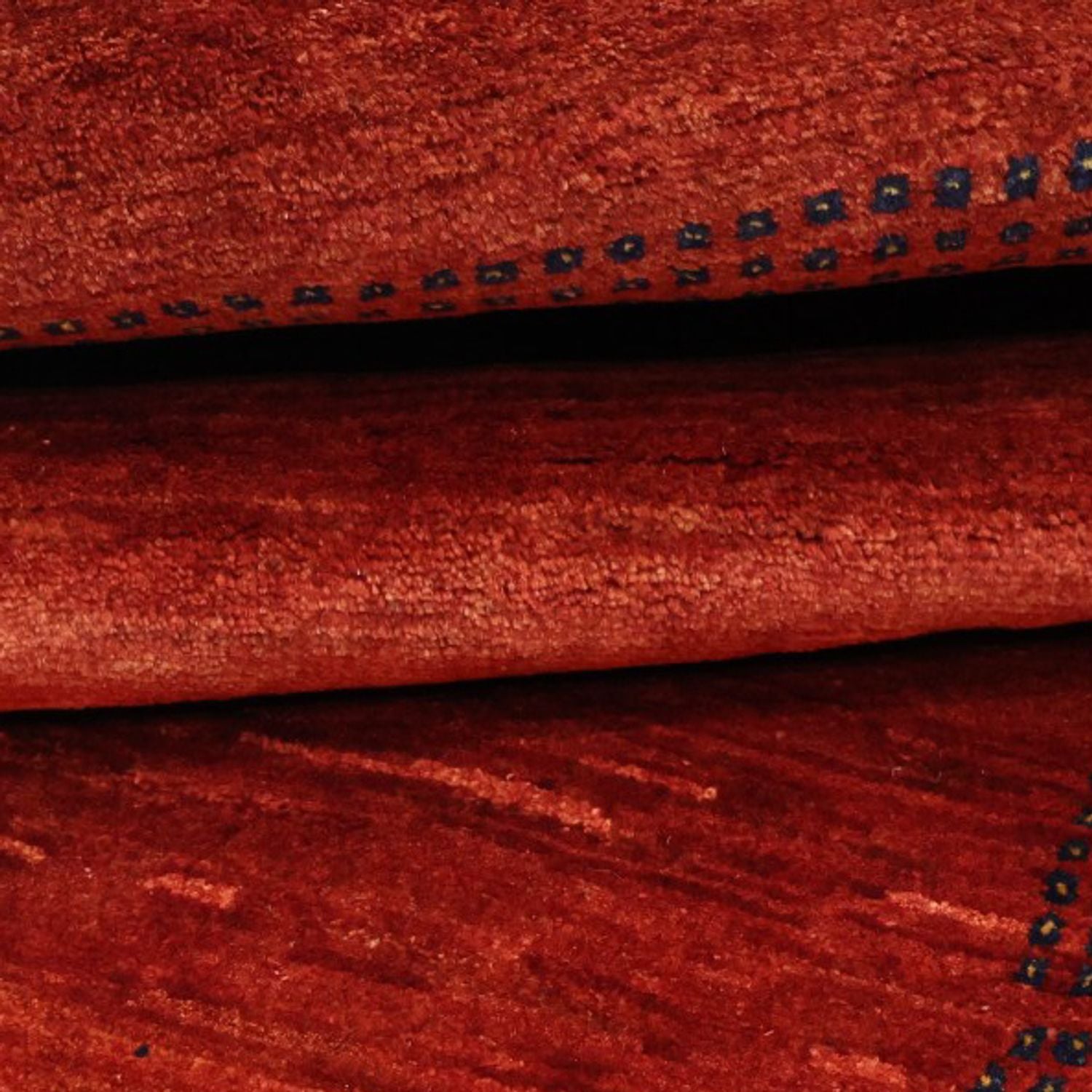 Tapis Gabbeh - Persan Kashkuli - Royal - 180 x 124 cm - rouge