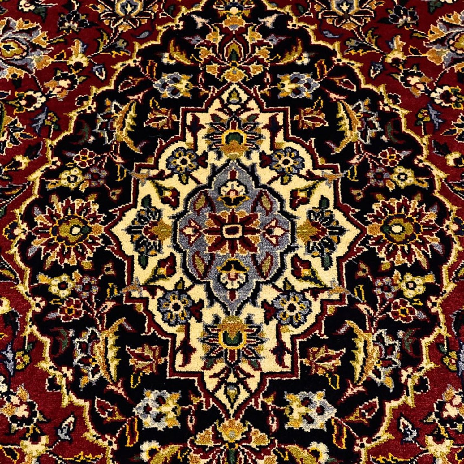 Tapis persan - Keshan - 211 x 138 cm - rouge