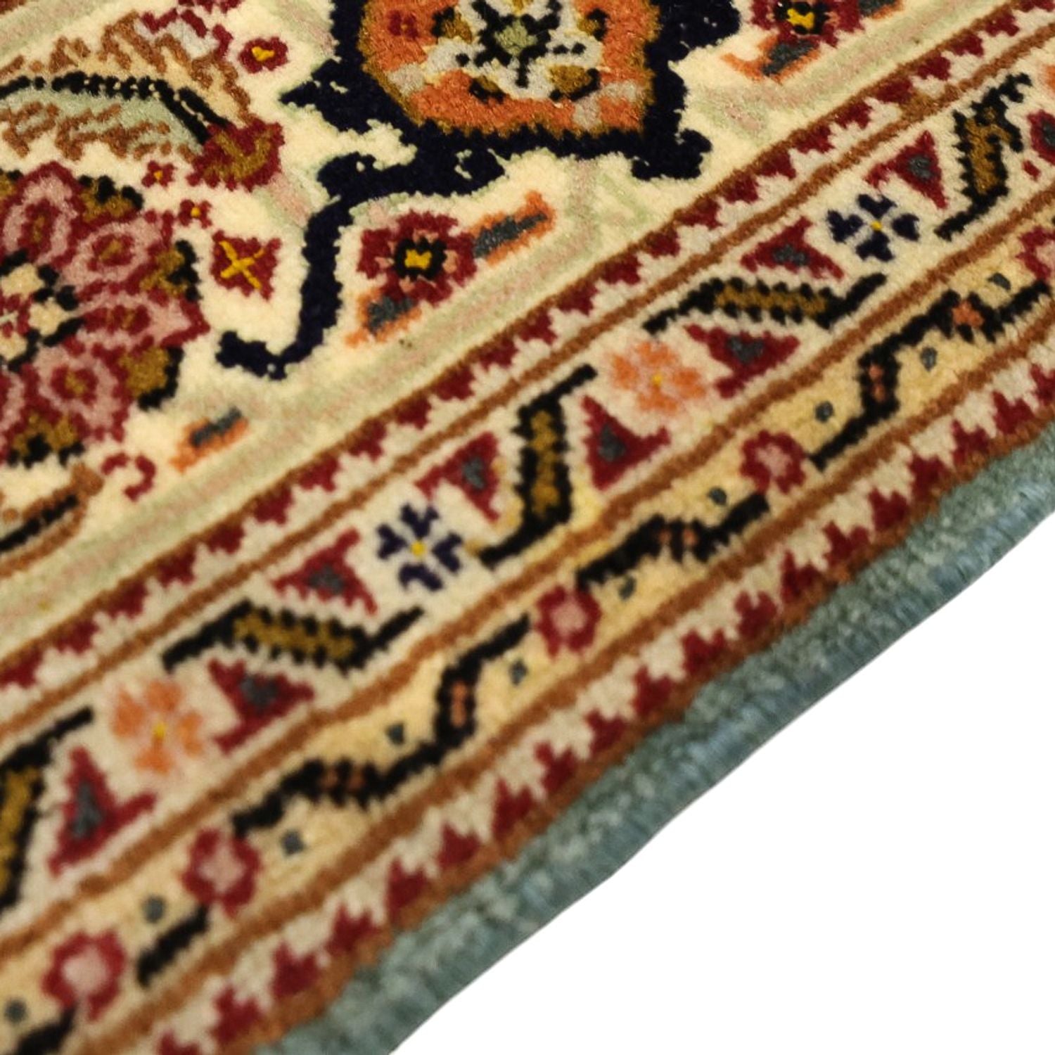 Tapis persan - Tabriz - Royal - Royal - 145 x 101 cm - vert olive