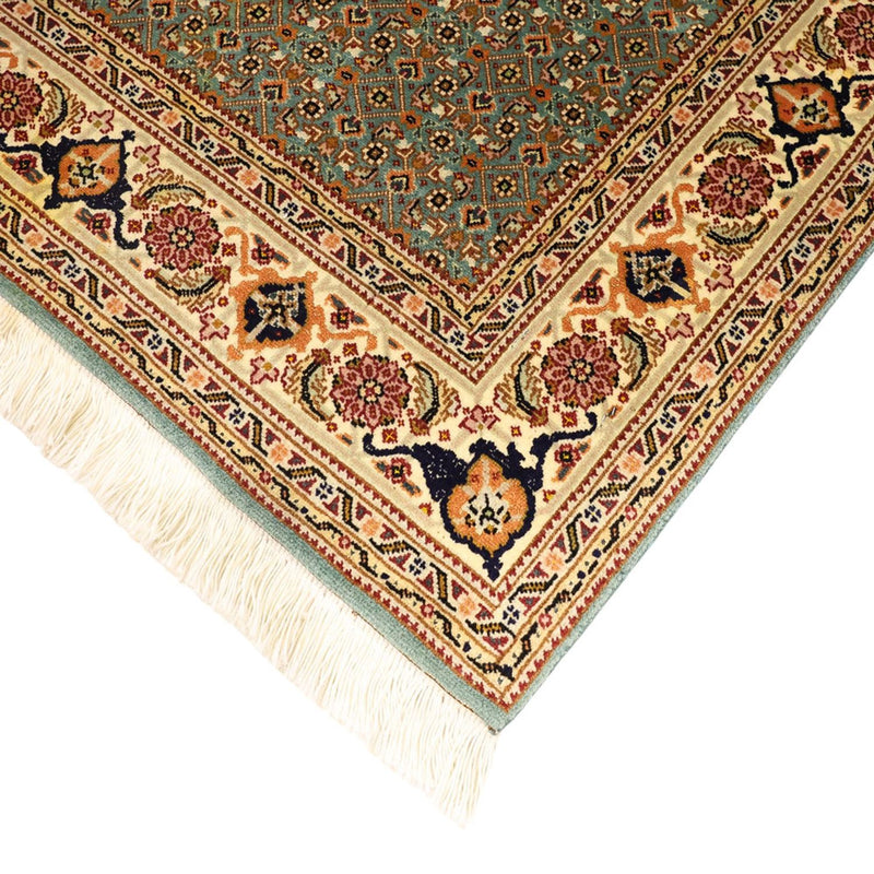 Tapis persan - Tabriz - Royal - Royal - 145 x 101 cm - vert olive