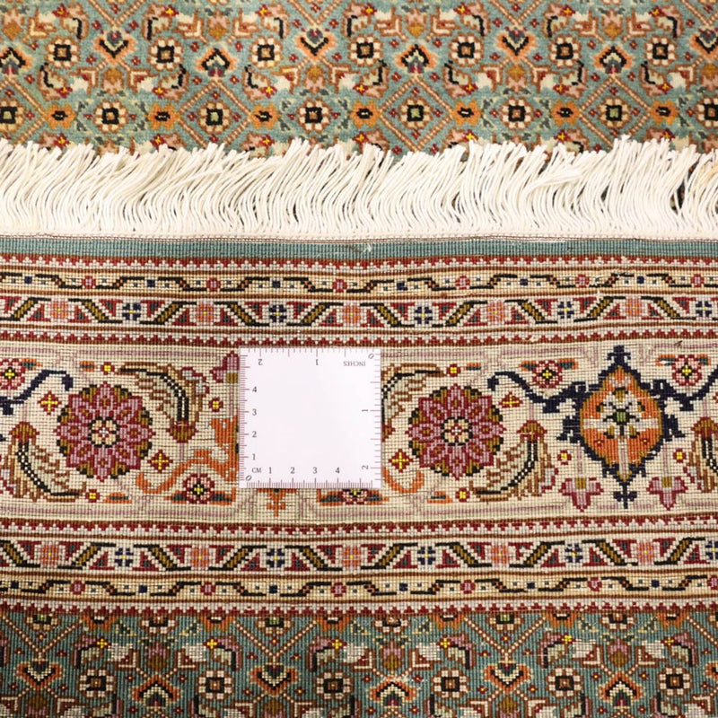 Tapis persan - Tabriz - Royal - Royal - 145 x 101 cm - vert olive