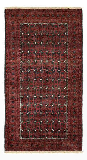 Läufer Belutsch - 196 x 107 cm - dunkelrot