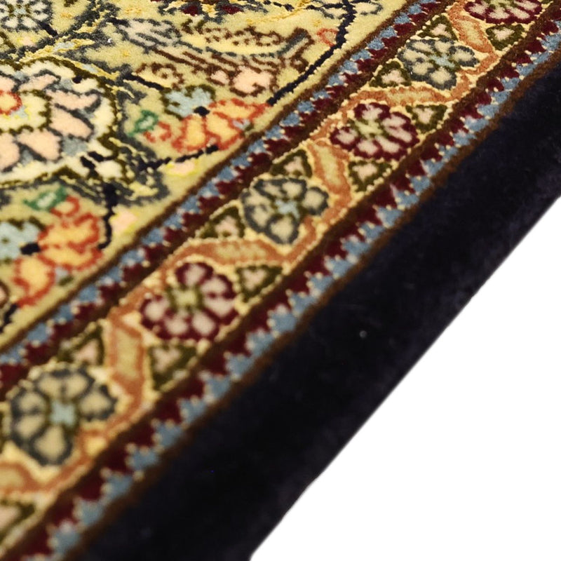 Tapis persan - Tabriz - Royal - 146 x 102 cm - vert foncé