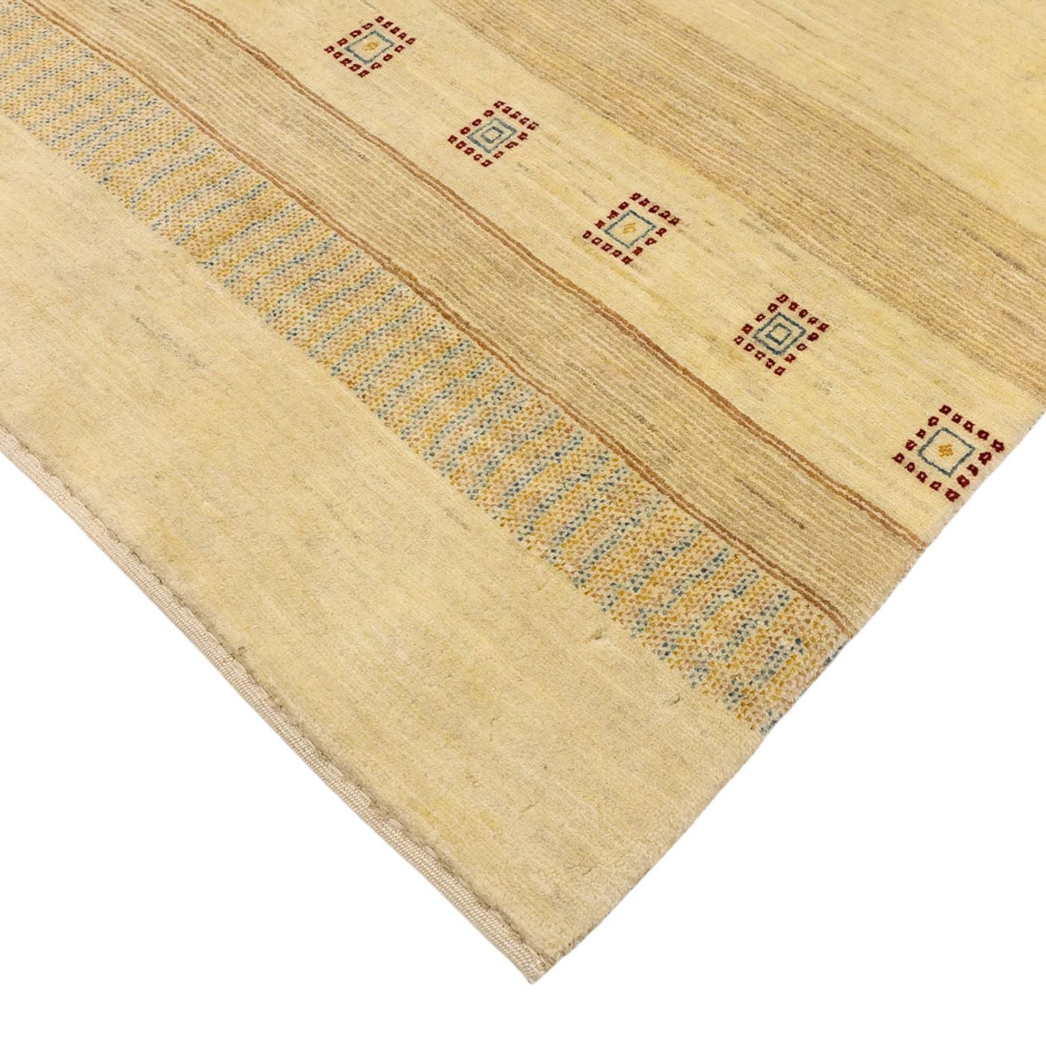Tapis Gabbeh - Loribaft Persan - 170 x 116 cm - beige