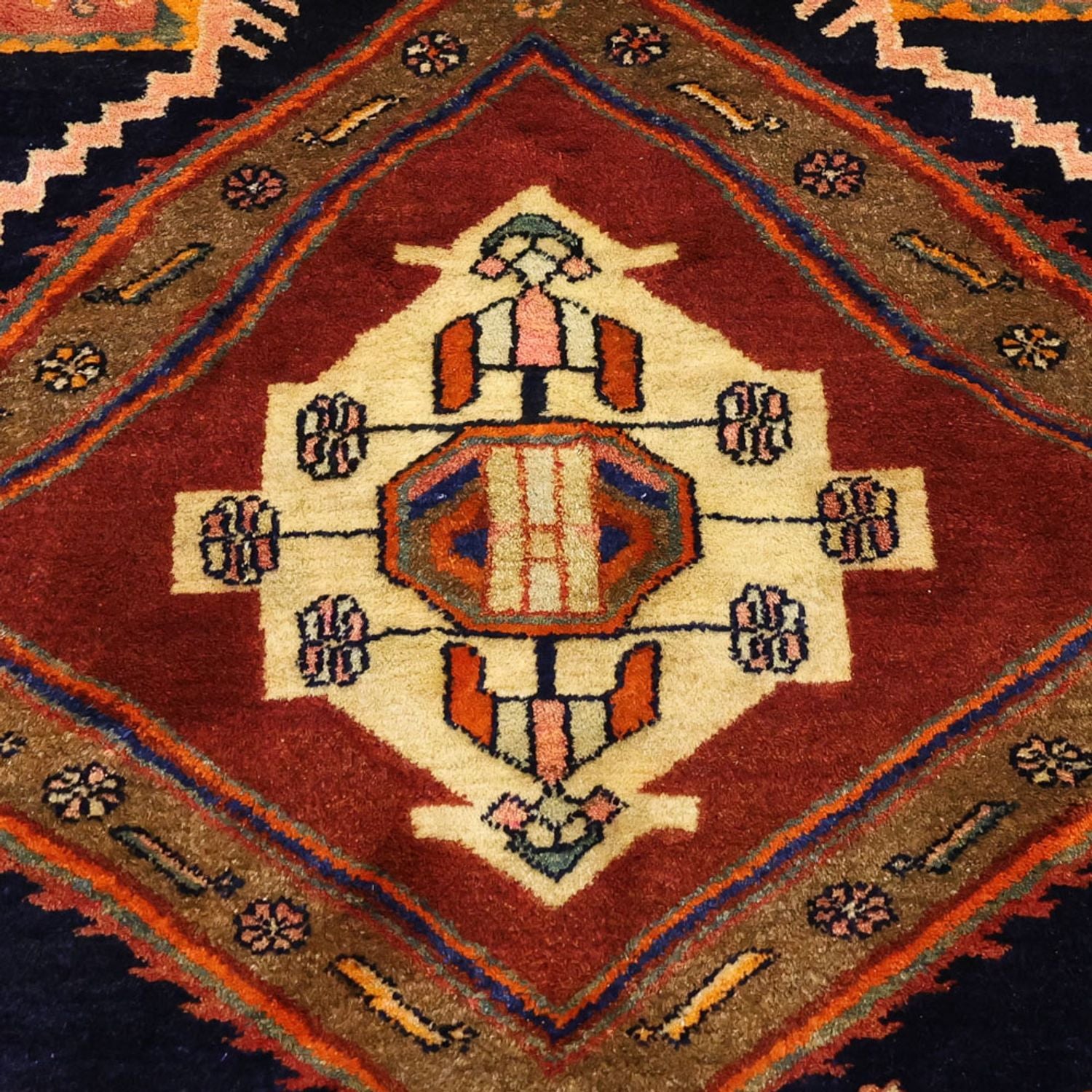 Tapis persan - Bidjar - 293 x 174 cm - rouge foncé