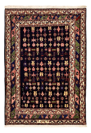 Tapis persan - Classique - 215 x 157 cm - bleu foncé