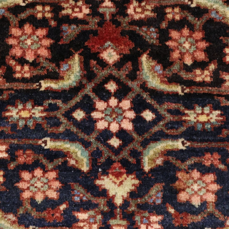 Tapis de couloir Tapis persan - Bidjar - 276 x 146 cm - rouge foncé