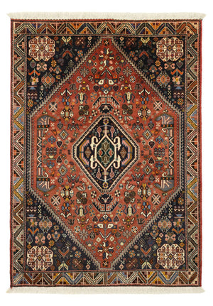 Tapis Gabbeh - Persan Kashkuli - 150 x 105 cm - rouge foncé