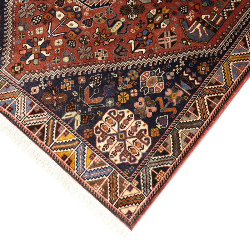 Tapis Gabbeh - Persan Kashkuli - 150 x 105 cm - rouge foncé