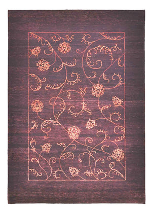 Tapis Gabbeh - Loribaft Indus - 240 x 173 cm - bleu foncé