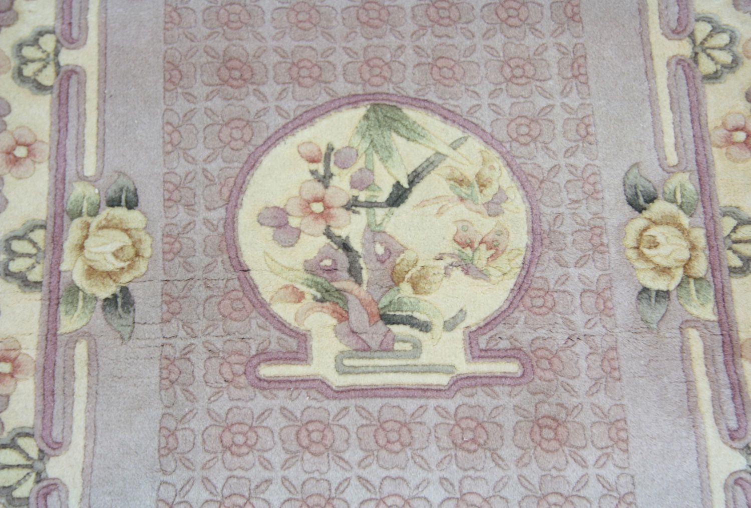 Tapis chinois - 153 x 91 cm - marron