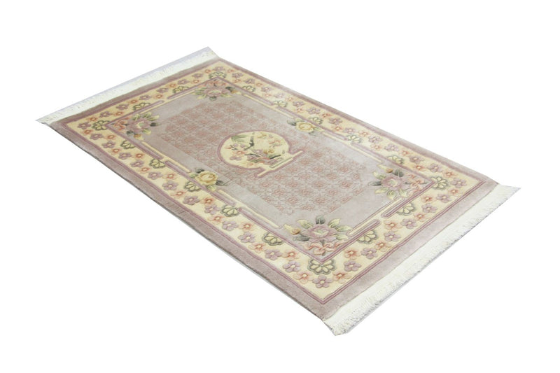 Tapis chinois - 153 x 91 cm - marron