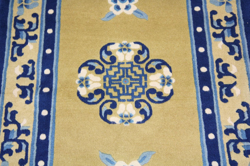 Tapis chinois - 152 x 76 cm - bleu