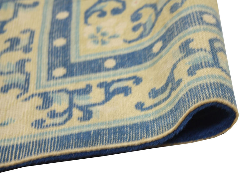 Tapis chinois - 152 x 76 cm - bleu