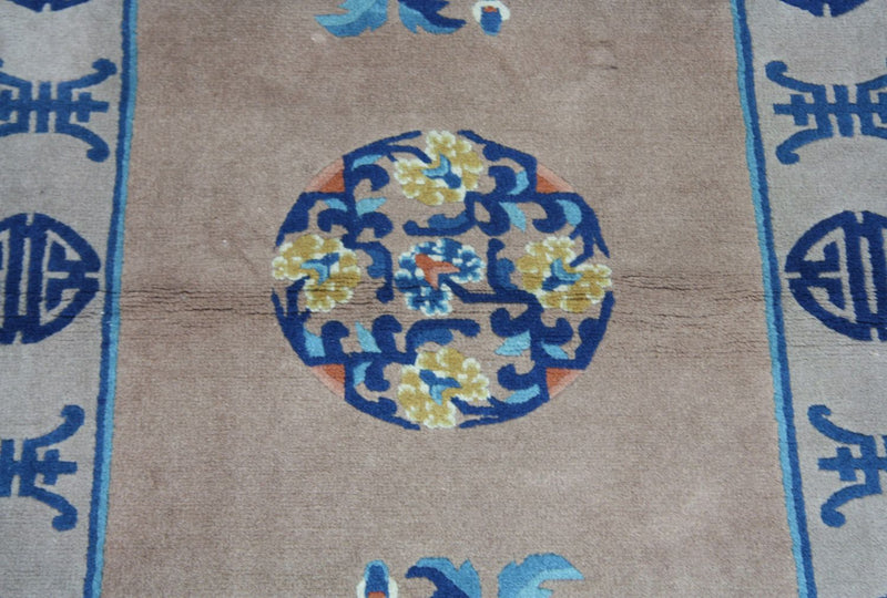Tapis chinois - 152 x 91 cm - bleu