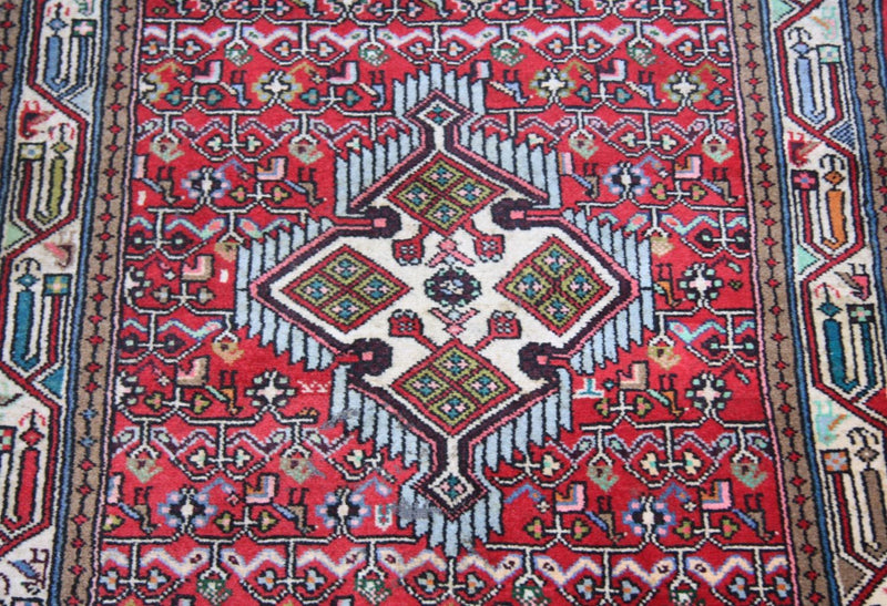 Tapis de couloir Tapis persan - Nomadic - 180 x 80 cm - rouge