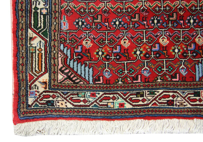 Tapis de couloir Tapis persan - Nomadic - 180 x 80 cm - rouge
