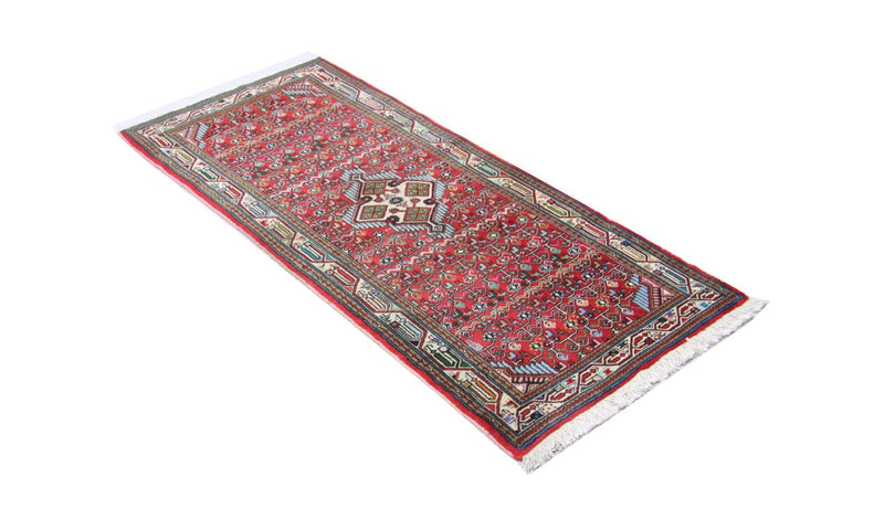 Tapis de couloir Tapis persan - Nomadic - 180 x 80 cm - rouge