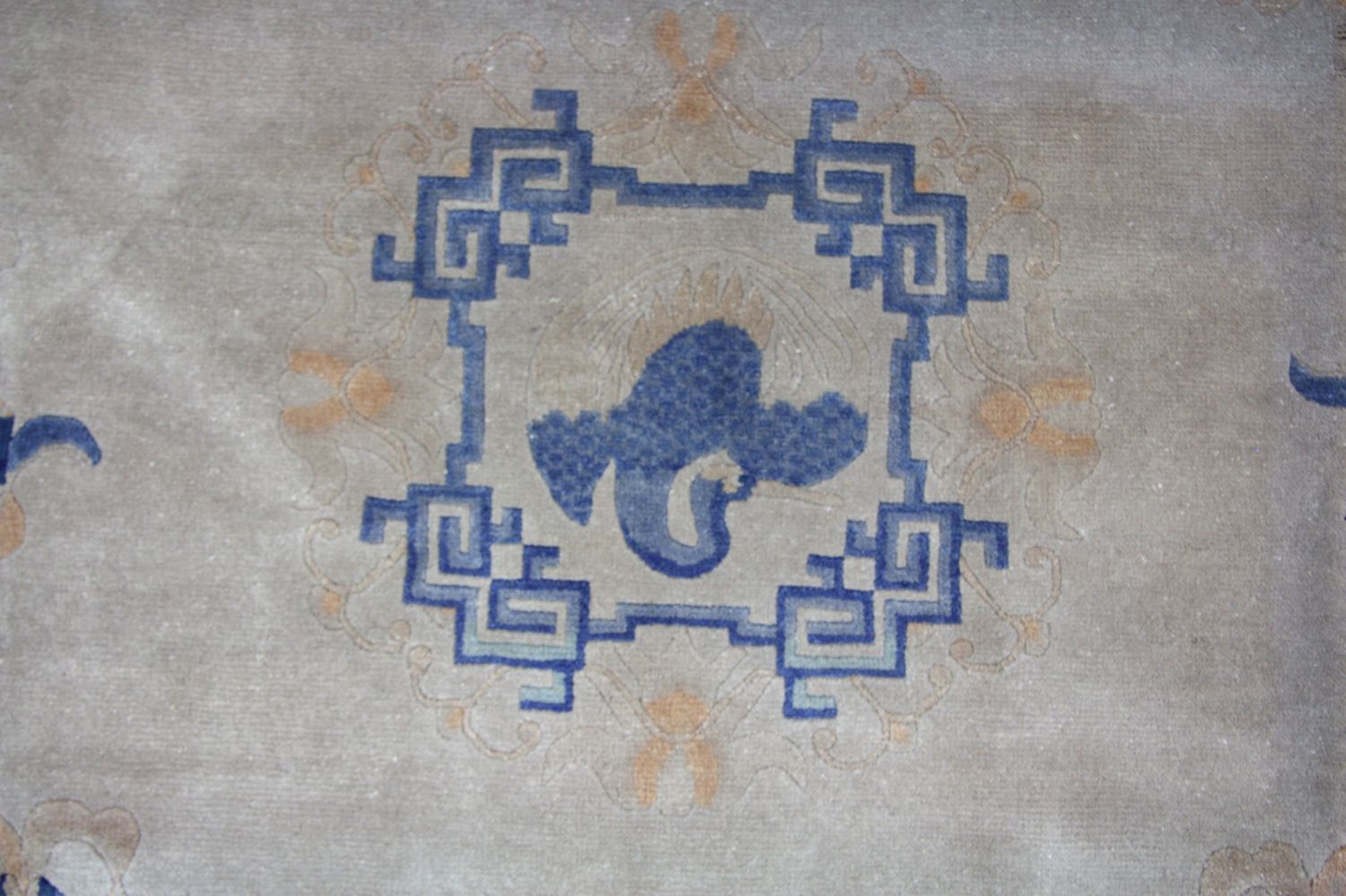 Tapis chinois - 298 x 198 cm - bleu