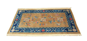 Tapis chinois - 244 x 152 cm - marron