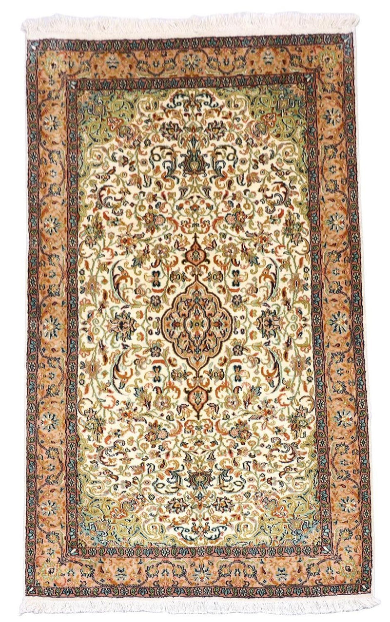 Seidenteppich - Kaschmir Seide 155 x 99 cm Teppichbrücke