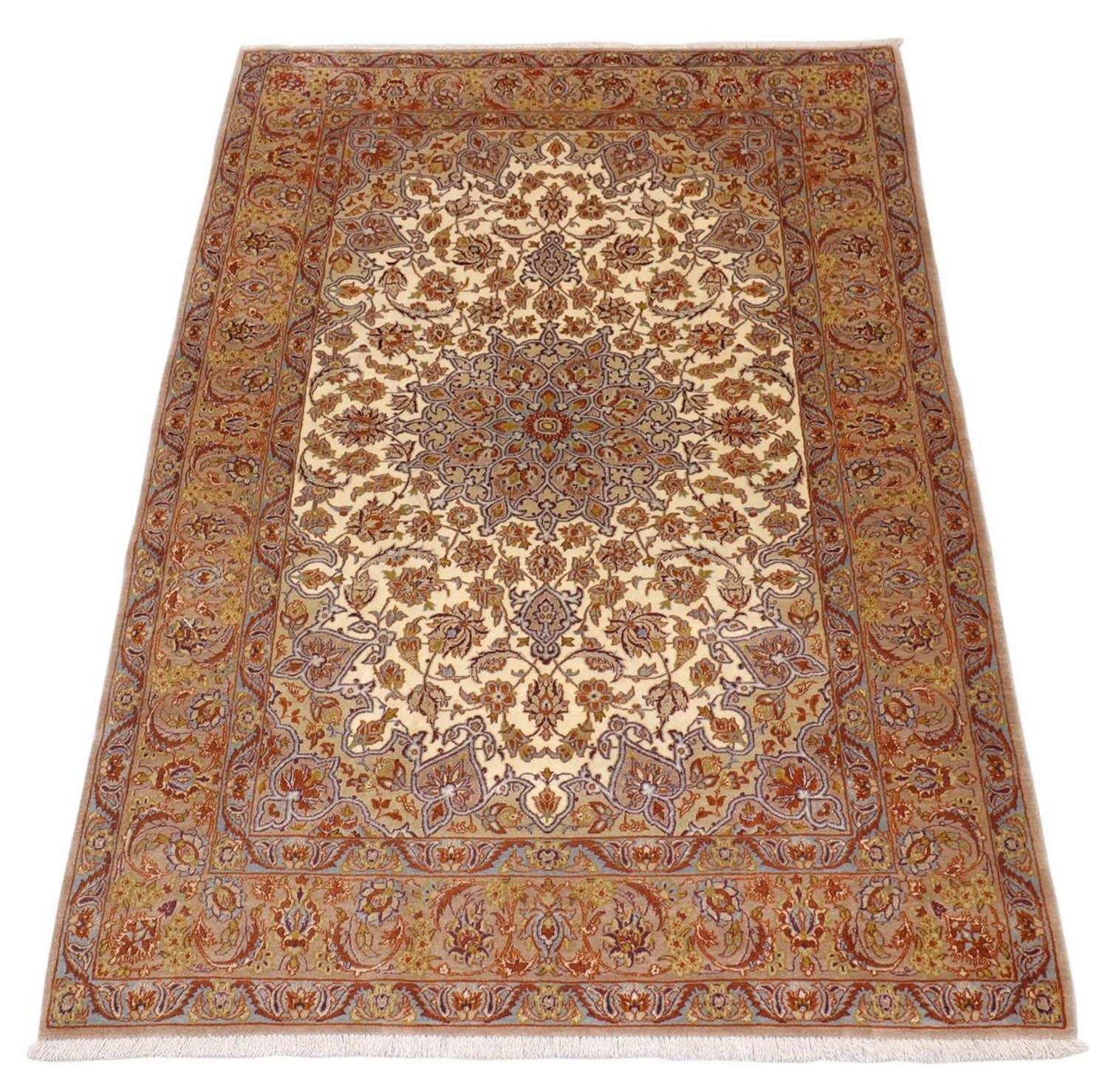 Tapis persan - Isfahan - Premium - 164 x 112 cm - beige