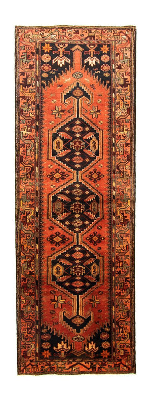 Tapis de couloir Tapis persan - Nomadic - 307 x 100 cm - bleu
