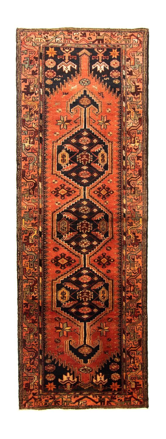 Tapis de couloir Tapis persan - Nomadic - 307 x 100 cm - bleu