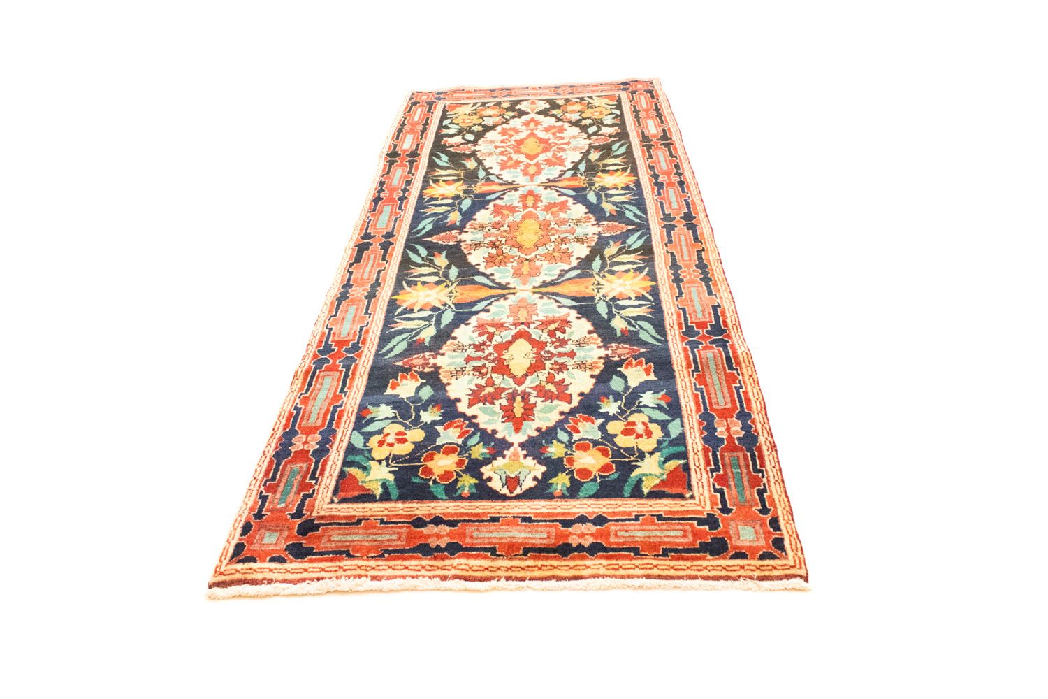 Perserteppich - Nomadic 285 x 108 cm - blau