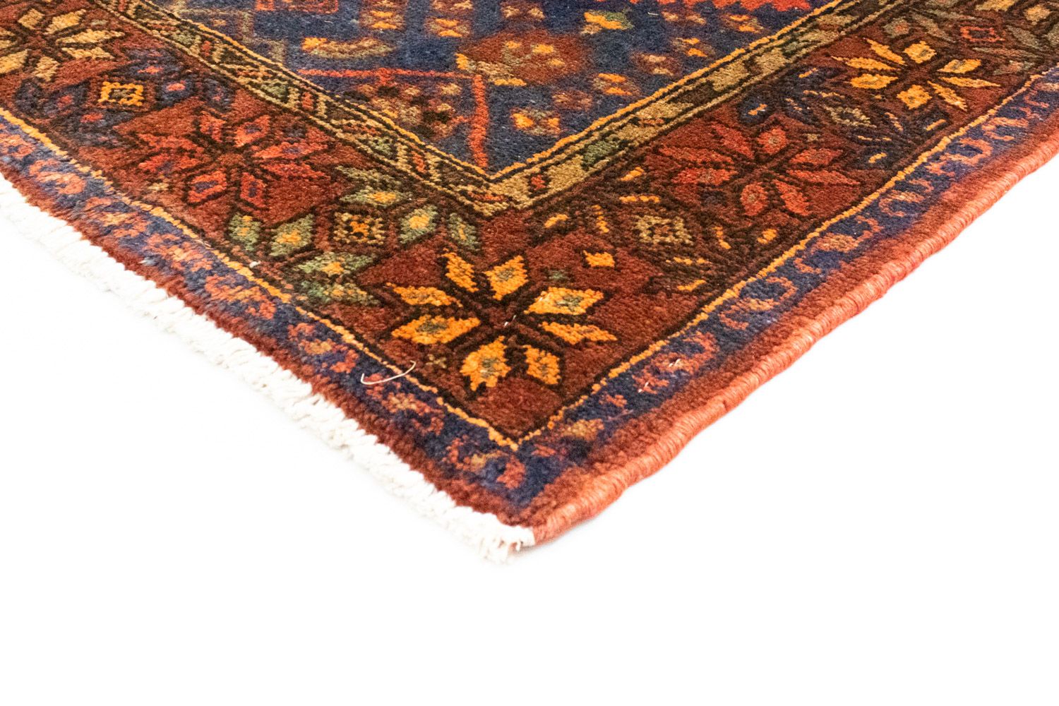 Tapis de couloir Tapis persan - Nomadic - 310 x 108 cm - bleu