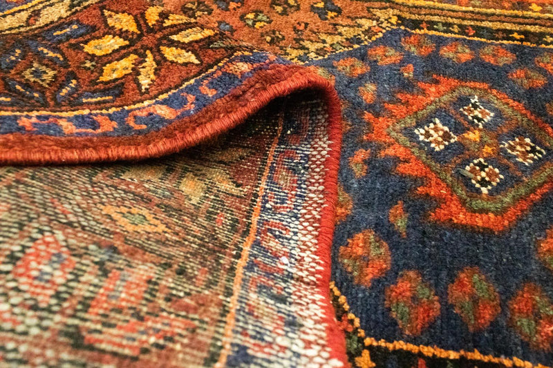 Tapis de couloir Tapis persan - Nomadic - 310 x 108 cm - bleu
