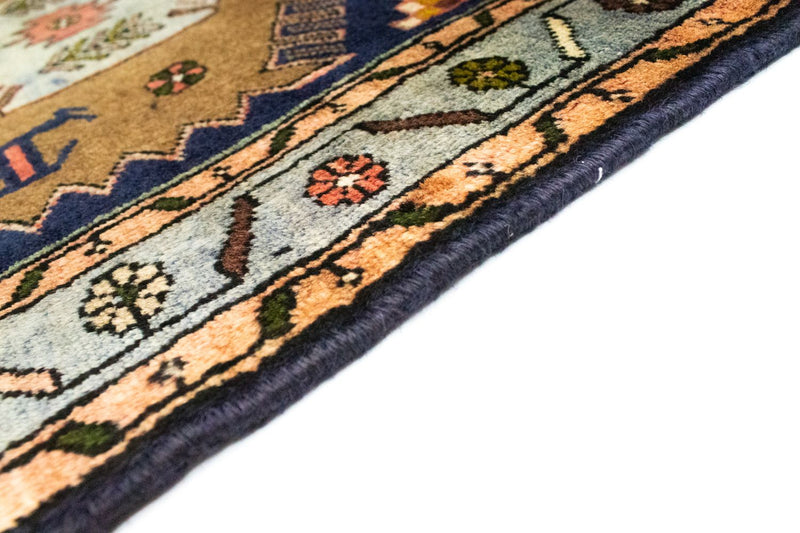 Tapis de couloir Tapis persan - Nomadic - 295 x 102 cm - bleu