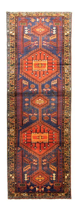 Tapis de couloir Tapis persan - Nomadic - 296 x 98 cm - marron