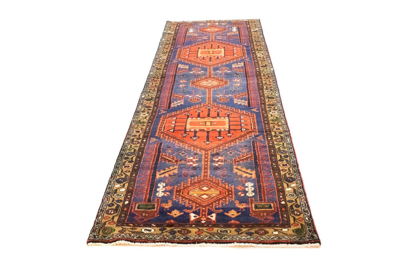 Tapis de couloir Tapis persan - Nomadic - 296 x 98 cm - marron