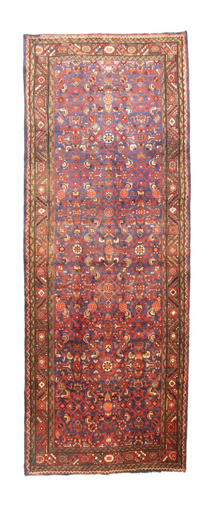 Tapis de couloir Tapis persan - Nomadic - 290 x 110 cm - rouge