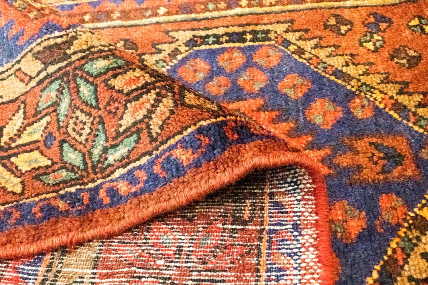 Tapis de couloir Tapis persan - Nomadic - 315 x 108 cm - bleu