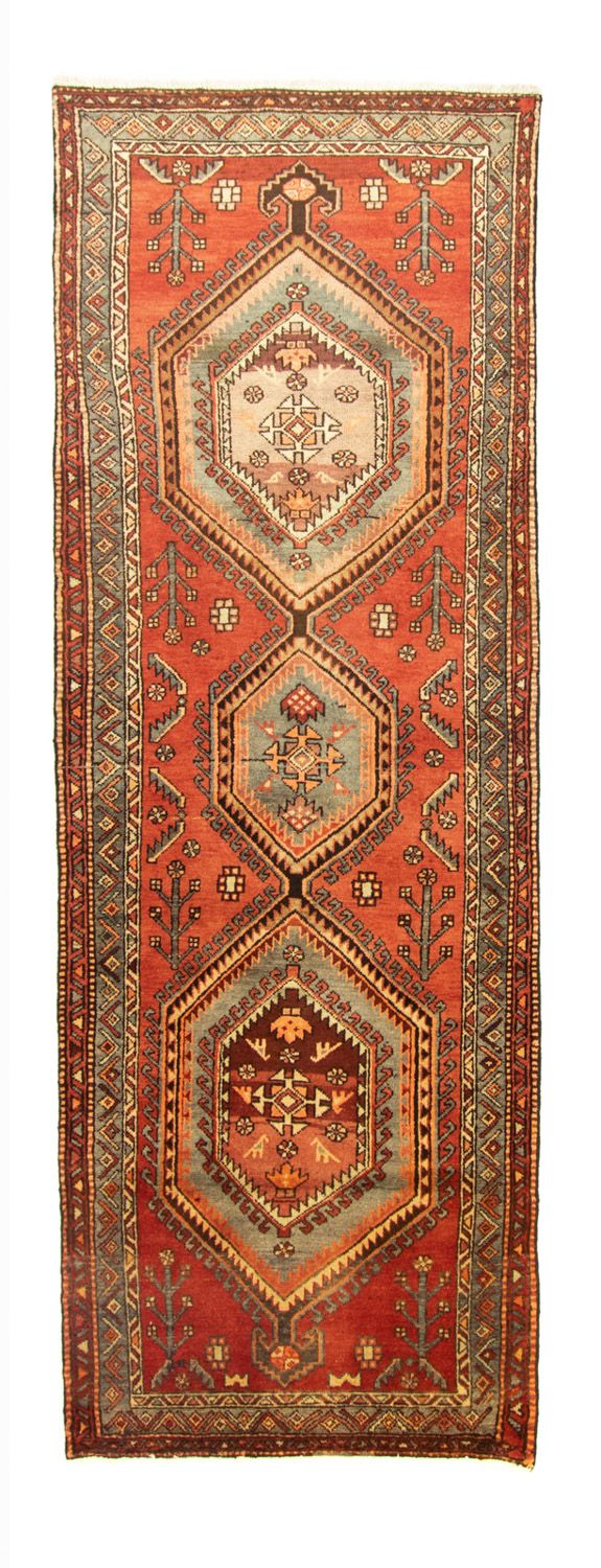Tapis de couloir Tapis persan - Nomadic - 292 x 98 cm - orange