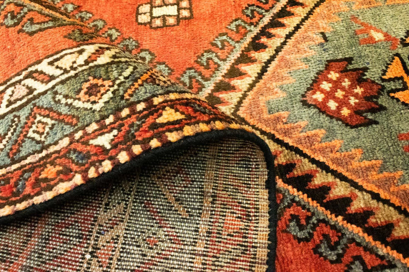 Tapis de couloir Tapis persan - Nomadic - 292 x 98 cm - orange