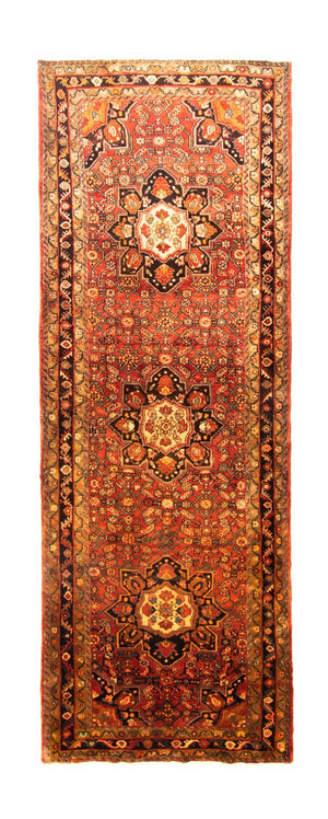 Tapis de couloir Tapis persan - Nomadic - 352 x 119 cm - bleu